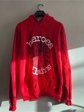 Metro Boomin x Sp5der “Heroes & Villains” Web Hoodie